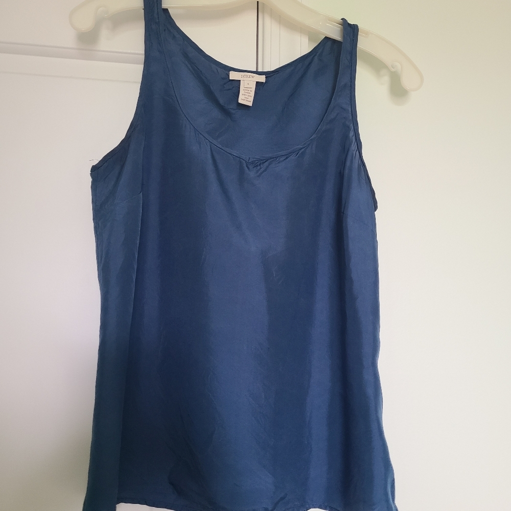 J. Crew silk shell cami size 4
